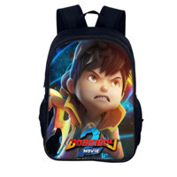 Ba lô Boboiboy in hình học sinh 16 inch cho trẻ em xung quanh