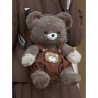 Ba lô búp bê gấu nhồi bông di động hình búp bê tình yêu hoạt hình