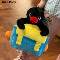 Ba lô búp bê sang trọng Nico Pony Ba lô chim cánh cụt Pingu Nhật Bản