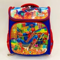 Ba lô - cặp học sinh siêu nhẹ chống gù lưng cho bé trai cấp 1 hình Siêu nhân nhện Spiderman nổi VSTYLE - HUDUY CÓ SẴN