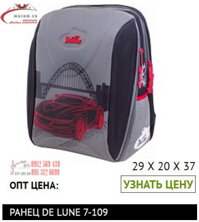 Ba lô cặp sách đi học cho học sinh cấp 2 hàng chính hãng Nga, Ba lô siêu nhẹ cho học sinh nam 7-109