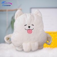 Ba lô chó Samoyed Đáng yêu Mới lạ Nhẹ Mềm mại Dung tích lớn Phong cách