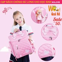 Ba Lô Chống Gù Cặp Sách Học Sinh Cặp Sách Ba Lô Chống Gù Lưng Cho Học Sinh Golove Tặng Kèm Búp Bê Xinh Xắn Mẫu Mới 2019 Chống Cong Vẹo Cột Sống Cho Bé Sale 50% - Bh 1 Đổi 1 Trên Toàn Quốc [bonus]