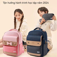 Ba lô chống gù trẻ em mới, cặp đi học cho học sinh tiểu học lớp 1-6, ba lô bé trai, ba lô bé gái, ba lô trẻ em chống nước siêu nhẹ