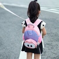 Ba lô chống thất lạc cho trẻ em lớp nhỏ siêu dễ thương, ba lô hoạt hình dễ thương cho bé trai, túi đeo vai đôi ngoài trời cho bé gái