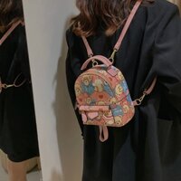 Ba Lô Da Mềm Mini Hình Gấu Dễ Thương Cho Nữ