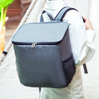 Ba lô dã ngoại chống dầu Ba lô dã ngoại cách nhiệt 25l Túi đựng đồ ăn trưa chống nước để cắm trại Du lịch Đi bộ đường dài Câu cá Bãi biển Dây kéo đôi Máy làm mát bia có lớp lót