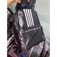 Ba lô da thom mix dây sọc quai to ảnh thật