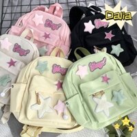 Ba lô DALIA, Túi đi học Nylon chống trộm, Túi đeo vai Y2k nhẹ dung lượng lớn đa chức năng Thanh thiếu niên