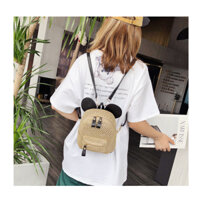 Ba Lô Đan Cói Dễ Thương Tai Chuột Trending