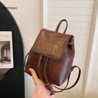 Ba lô DESPITEGO PU Quà tặng ngọt ngào màu nâu