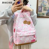Ba lô đi học BABAIL, Túi học sinh phụ kiện đi học Kuromi Hello Kitty, Túi đeo vai dung tích lớn dễ thương dành cho học sinh