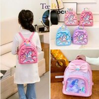 Ba Lô Đi Học Đi Chơi Họa Tiết Hoạt Hình Dễ Thương Cho Bé Gái Mẫu Giáo Siêu Nhẹ, Balo Mini Thời Trang Cho Bé
