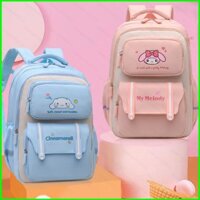 Ba lô đi học tiểu học Gan Sanrio My Melody Dung tích lớn Bảo vệ cột sống dễ thương Túi đi học cho trẻ em Túi yu