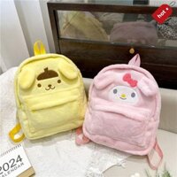Ba lô đi học TOBE3, Ba lô sang trọng Kuromi Sanrio dung tích lớn, Túi đi học Hello Kitty hoạt hình My Melody dễ thương