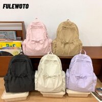 Ba lô đi học trẻ em FULEWOTO, Túi đi học nhẹ chống thấm nước, Ba lô đi học tiểu học Nylon dung tích lớn Văn phòng trường học