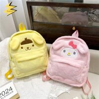 Ba lô đi học YSDIW, Ba lô sang trọng Sanrio dung tích lớn Hello Kitty, Túi đi học hoạt hình Kuromi My Melody