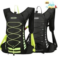 Ba lô đi xe leo núi JIGK, Ba lô đi xe đạp siêu nhẹ có thể gập lại, Gói Daypack du lịch chống mài mòn dung tích lớn chống nước