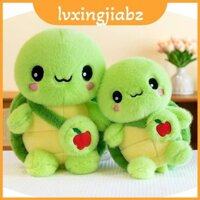Ba lô động vật nhồi bông sang trọng Apple Turtle màu xanh lá cây Joyful dành cho trẻ em hoàn hảo