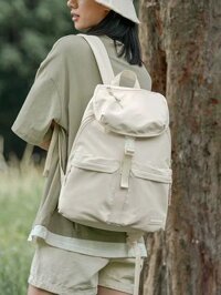 ba lô du lich Ba lô phong cách lười biếng Nhật Bản dành cho nữ 2024 Ba lô du lịch nhỏ mới đơn giản và nhẹ Túi học sinh trung học cơ sở ba lô du lịch loại lớn balo đi phượt