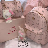 Ba lô du lịch đa năng Hello Kitty, ba lô cao cấp mới cho sinh viên đại học 2025, đi lại