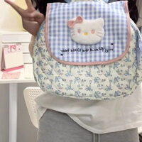 Ba lô du lịch Hello Kitty hoa tươi
