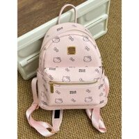 Ba lô dung tích lớn in hình Hello Kitty màu hồng dễ thương