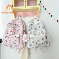 Ba lô ETPRO, Túi đi học Hello Kitty Kawaii, Túi du lịch hoạt hình ngọt ngào dung tích lớn