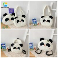 Ba lô gấu trúc NEXUSBEAM, Túi đi học sinh động vật sang trọng, Túi nhồi bông phong cách Hàn Quốc di động Dung tích lớn Túi lộn xộn hoạt hình du lịch