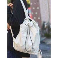 Ba lô hai vai vải nylon thường ngày phong cách Nhật Bản mẫu mới Ba lô thắt lưng thể thao dung tích lớn nhẹ trung tính cho nữ cặp sách học sinh