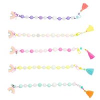 Ba lô Hàn Quốc Dây đeo phụ kiện điện thoại tùy chỉnh DIY Túi cao cấp Rainbow charm Handmade Móc khóa Móc khóa tua rua oddBi Candypop Dây đeo
