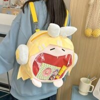 Ba lô hàng hóa PVC trong suốt hình chân mèo Hatsune