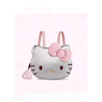 Ba lô Hello Kitty bạc dễ thương
