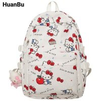 Ba lô Hello Kitty dành cho nữ đi học với thiết kế dễ thương và dây đeo thoải mái
