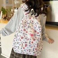 Ba lô Hello Kitty dễ thương Deere JACK dành cho trường học với thiết kế nhẹ và thoáng khí