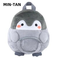 Ba lô hoạt hình MIN-TAN cho bé gái có búp bê treo đồ chơi sang trọng Túi đi học nhỏ