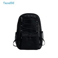 Ba lô học sinh TAOS, Túi đi biển lưới du lịch bán trong suốt xuyên thấu, Túi đi học nhẹ sức chứa lớn chống mài mòn