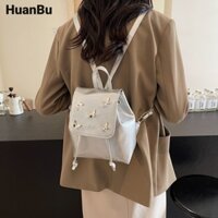 Ba lô Huan Bu phiên bản Hàn Quốc của túi đeo vai thời trang dung lượng lớn bướm xinh xắn