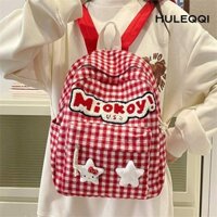 Ba lô HULEQI, Túi đi học Nylon Hello Kitty, Túi xách công suất lớn hoạt hình Kawaii Học sinh