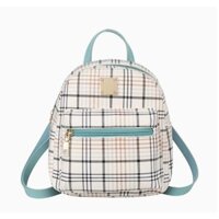 Ba lô kẻ sọc thời trang nữ Túi đi học nhỏ phiên bản Hàn Quốc Ba lô học sinh Túi xách nữ một vai