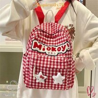Ba lô KOPIEWDX78, Túi đi học hoạt hình Hello Kitty, Túi đựng Laptop Nylon Kawaii dung tích lớn dễ thương dành cho học sinh