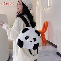 Ba lô LAN KA Phim hoạt hình mới Ba lô gấu trúc dễ thương
