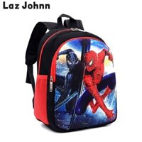 Ba lô Laz Johnn Spider-Man Mẫu giáo Iron Man Túi đeo vai Marvel