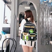 Ba lô MACOCO phản quang cặp sách nam nữ unisex bền đẹp nhiều ngăn chống nước basic - Zen 15