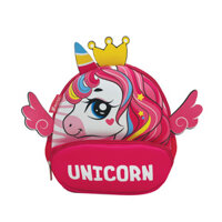 Ba lô Mẫu Giáo Cute Pets-Unicorn B-019 Hồng nhạt