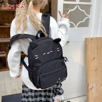 Ba lô mèo dễ thương LAN KA Ba lô chống nước thời trang bằng Nylon