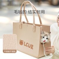 Ba Lô Mèo Hoạt Hình Gấu Nỉ Đi Chơi Ba Chiều Không Thu Nhỏ Chó Con Chó Con Có Thể Thăm Dò Túi Chó Đồ Dùng Cho Thú Cưng Hàng Hóa