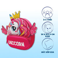 Ba lô MG Cute Pets-Unicorn B-019 Hồng nhạt