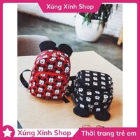 Ba lô Mickey đỏ đen - Balo trẻ em cao cấp