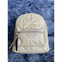 Ba lô mini da mềm quả trám đen trắng